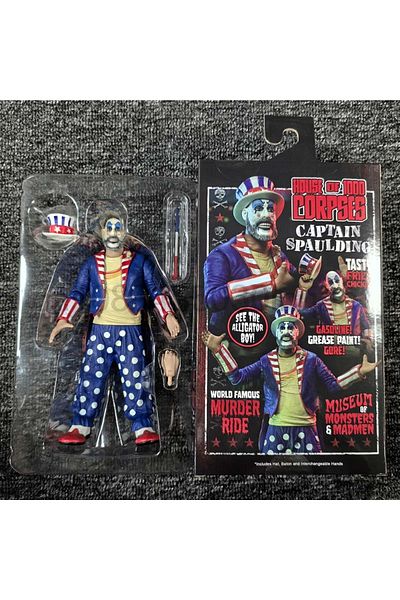 Choice A With Box Neca Figure Otis Driftwood Captain Spaulding House Of 1000 Corpses 20th Anniversary Howdy
