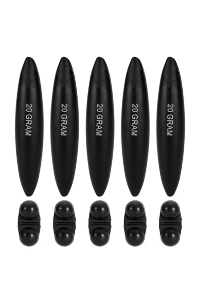 Choice 20 جرام 5 قطع 20 جرام/30 جرام عوامة خطية من مادة إي في إيه مع جرس طفو ...