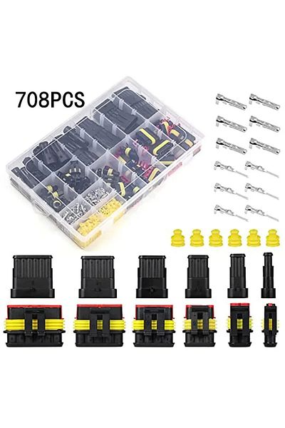 Choice 708/352/240pcs 1 2 3 4 5 6 Pin Plug Waterproof Connectors Kit Electrical Automotive Wire Quick Co...