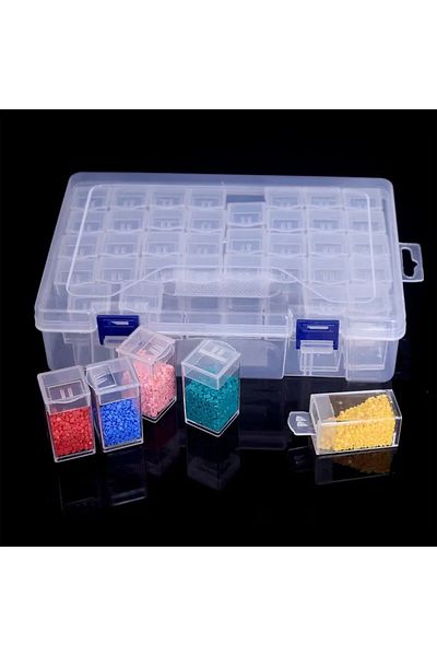 Choice 32 Grid 64/32 Compartments Plastic Storage Box, Diamond Painting Beads Storage Box, Diy Handicrafts