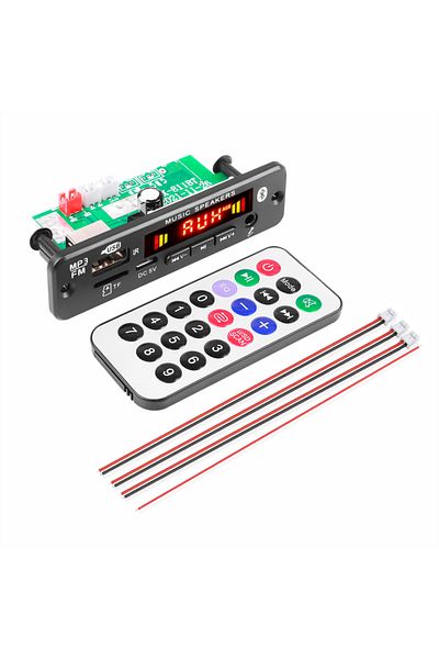 kebidu As Show 40w Bluetooth 5.0 Mp3 Player Decoder Board 2*20w 12v Amplifier Fm Radio Tf Usb Aux Mo