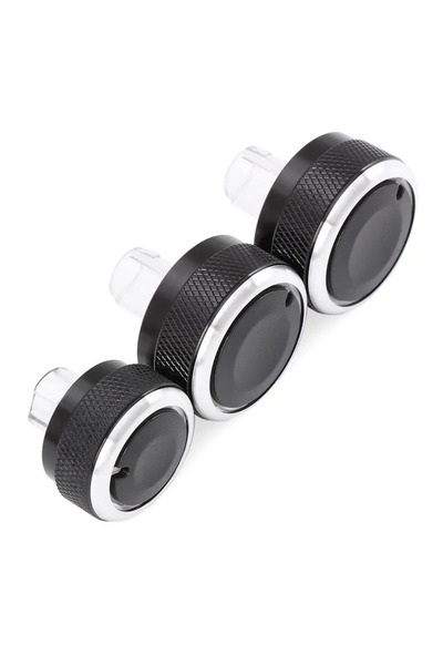 Choice مقبض التحكم في درجة حرارة مكيف الهواء باللون الأسود لسيارة فولكس فاجن ...