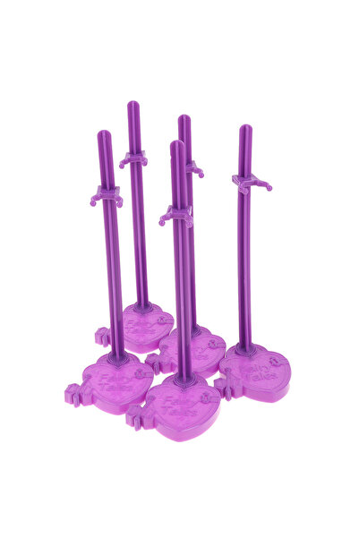 Choice حامل عرض للخصر للدمية مقاس واحد 5 قطع/مجموعة، حامل دعم أرجواني لألعاب ...