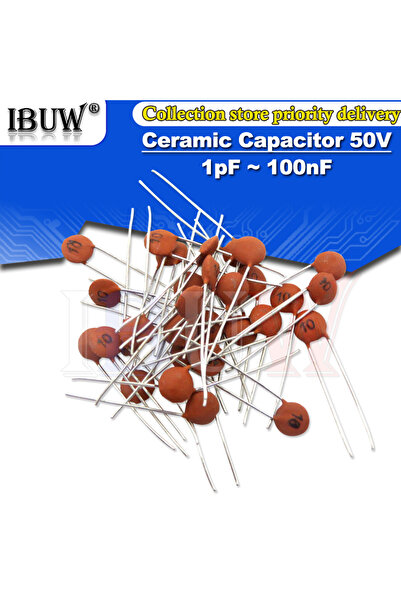 Choice1 100 قطعة مكثف سيراميك 50 فولت 1 بيكوفاراد ~ 100 نانو فاراد 0.1 ميكرو فاراد 104 4.7 بيزو فلزي 10 بيزو فلزي 22 بيزو فلزي 33 بيزو فلزي 47 بيزو فلزي 100 بيزو فلزي 101 220 بيزو فلزي 10NF...