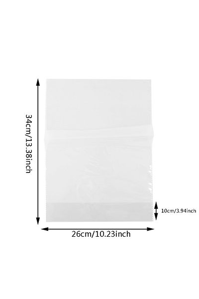 Choice Others L 100pcs Plastic Bags Transparent Bag For Toast Bread Soft Frosted Food Packaging Baking Gift