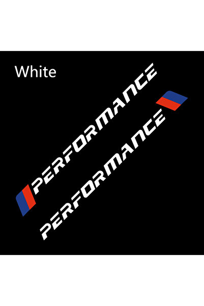 Choice ملصقات أداء السيارة البيضاء مقاس 28 سم × 3.2 سم، رسومات فينيلية بتصميم...