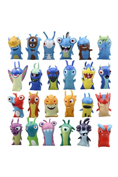 Choice Beige Slugterra Slugs Infurnus Burpy Goon Doc Magical Beast Monster Kawaii Cute Anime Figure Model C