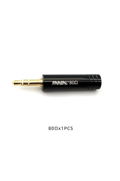 Choice 80ohms Faaeal Earphone Impedance Plug Conductor 80 220 Ohm Noise Cancelling Adapter 3.5mm Bottom Res