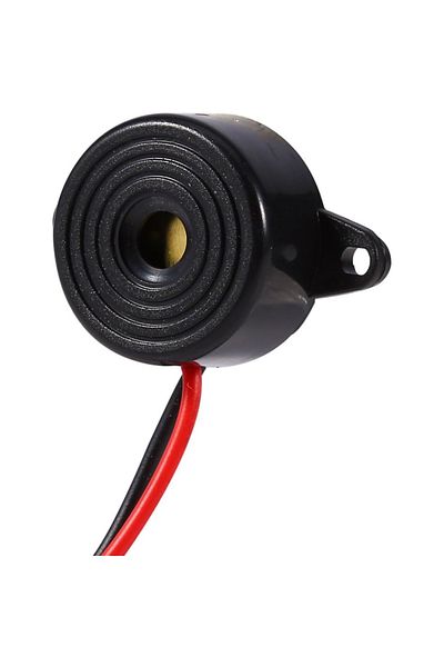 AOKIN 1pcs SFM-27 DC 3-24V Alarm Siren Electronic Piezo Active Buzzer, 95dB High Decibel Continuous Bee...