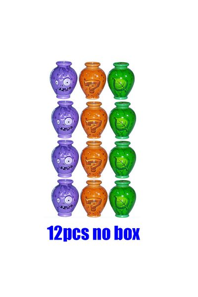 Choice 12pcs No Box Genuine 12 Style Plants Vs Zombies 2 Surprise Box Jar Set Toys Peashooter Sunflower Pha