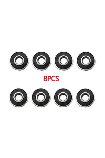 Choice Black 8pcs Abec-11 High-speed Bearing 608rs Is Suitable For Skateboard Long Board Inline Roller Skat