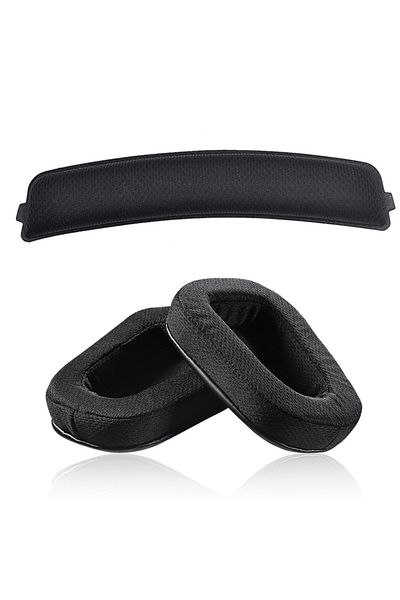 Choice Black Net Set Replacement Earpads For Logitech G935 G635 G933 G633 Wireless Headphone Foam Earmuffs