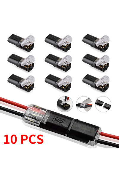Choice1 20 قطعة 10 قطع موصلات أسلاك سريعة التوصيل 2 دبوس موصل كهربائي مقاوم ل...