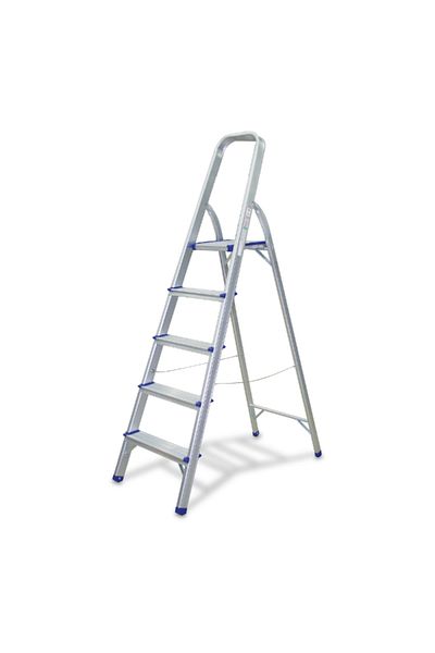 Robinson High Quality Aluminium Handrail 5 Slip Resistant Step Ladder