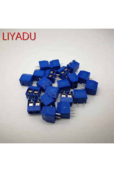 liyadu أقدام حديدية 2p زرقاء 100 قطعة KF301-2P 3p توصيل، تباعد لوحة الدوائر ا...