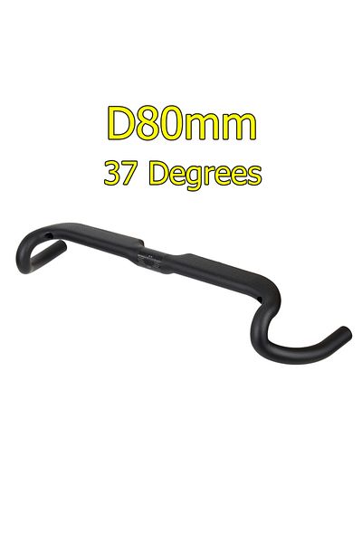 Choice Gravel 340-460MM 37 Degrees Drop 80mm Fully Hidden Wiring Matte Road Bicycle Handlebar Carbon Gravel