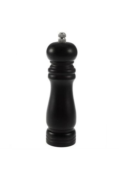 Choice Black Wooden Manual Pepper Grinder, Black Pepper Grinder, Pepper Stick, 6-inch Pepper Grinder