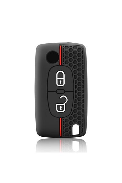 Choice 2 Button Silicone Car Flip Key Case Cover For Peugeot 107 207 307 308 407 607 3008 5008 For Citroen