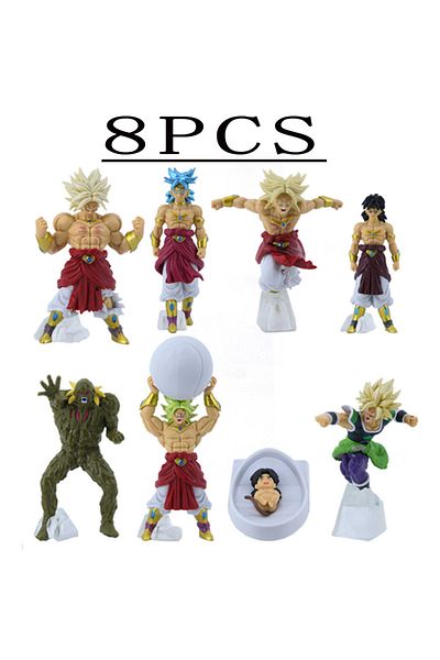 Choice Pack By Bag 01 8pcs/set Amine Dragon Ball Broli Broly Action Figure Toys
