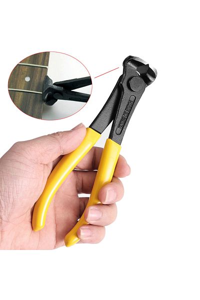 Choice 6-inch Fret Wire Cutter End Nippers Guitar Fret Wire End Cutting Pliers Luthier Tool Nipper Pulle...
