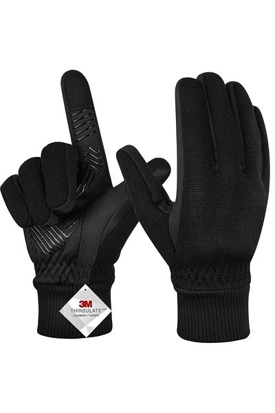 Choice Xl Black Moreok Winter Gloves Outdoor Sports Warm Gloves Anti-slip Mitten Road Bike Cycling Ski Glov