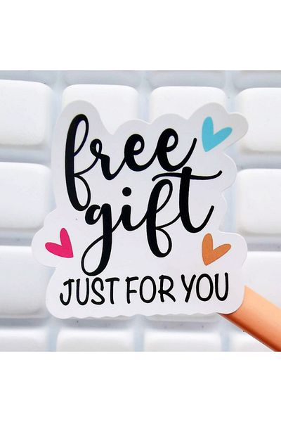 Choice White 120pcs Just For You Free Labels Stickers Gift Thank You Small Business Stickers Irregular Shap