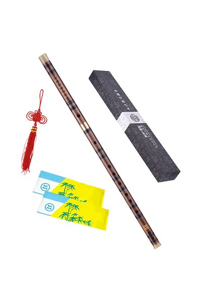 Choice C Pluggable Bitter Bamboo Flute Dizi Traditional Handmade Chinese Musical Woodwind Instrument Key C.
