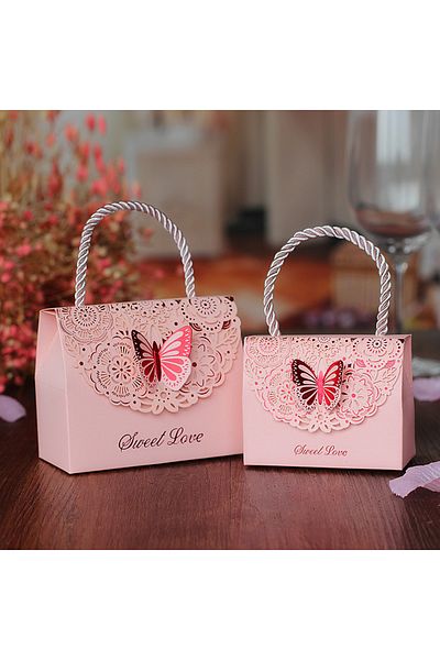Choice 10Pcs Cutout Butterfly Wedding Candy Box Chocolate Party Gift Bag Baby Shower Gift Packaging Box ...
