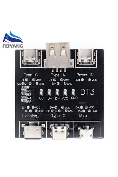 Choice Dt3 Data Cable Detection Board Type-c Micro Usb C Cable Tester Short Circuit On Off Switching Dia...