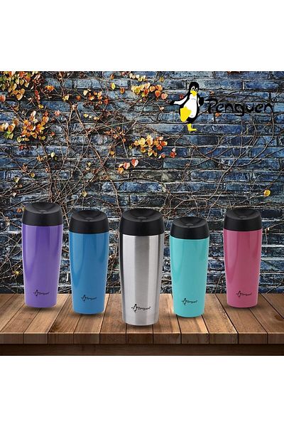 Penguen -3027 Blue Mug Thermos 400ml