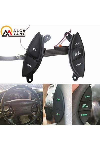Choice Steering Wheel Cruise Control Switch Button Kit, F87Z9C888BB for Ford Ranger Explorer Sport Trac,...