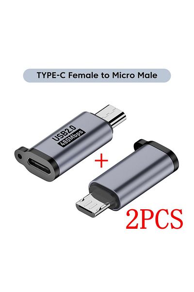 Choice 2pcs C Female To M 2pcs Micro Usb Male To Usb Type C Female Type C Adapter Ios Female To Type C Male