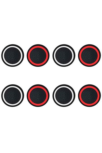gootrades 8pcs 4/8pcs Rocker Caps Silicone Joystick Cover Handheld Console Game Controller Stick Thumb Grip An