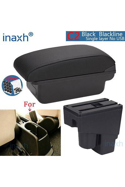 Choice For Honda Jazz Armrest box For Honda Fit Jazz 1 Car Armrest 2003-2007 Arm Storage box car accesso...