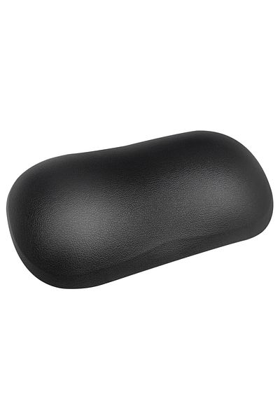 Choice وسادة دعم معصم ماوس Exco Ergonomic المصنوعة من السيليكون باللون الأسود مقاس 130 × 65 × 20 مم، وسادة سطح جلدية لـ C
