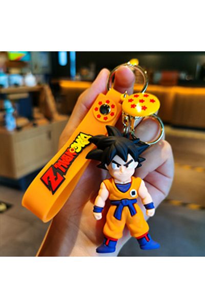 Choice A12 Dragon Ball Keychain Pvc Cartoon Anime Figure Trunks Son Goku Piccolo Buu Vegeta Action Figures
