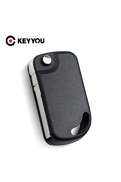 KEYYOU For Vw Volkswagen For Brazil Mark Replacement Flip Key Folding Remote Key Shell Blank Case...