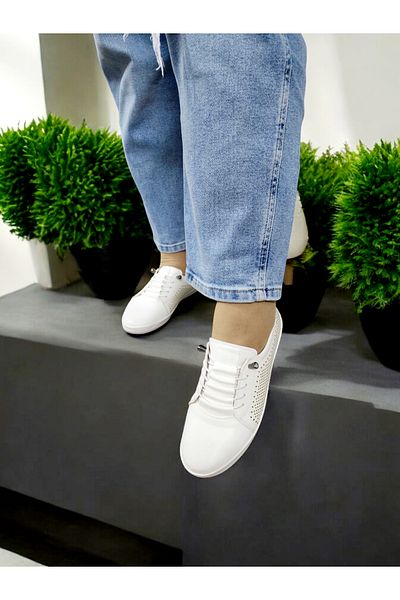 GokceKundura06 Women's Anti-Slip Sole Ladder Model Elastic Sports Ballerina Shoes