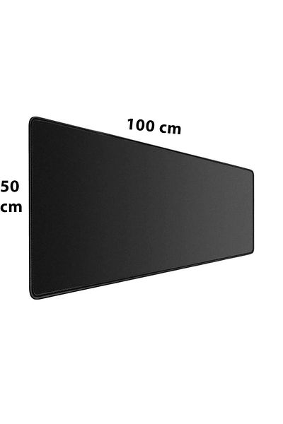 Fresh Moon لوحة ماوس 50 × 100 باللون الأسود مخيطة مقاومة للماء 3XL لوحة مفاتيح ماوس حصان Mausepad ملحقات الألعاب