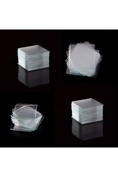 Choice 100pcs/box Professional Glass Cover Micro Slips 18x18mm Microscope Slide Covers