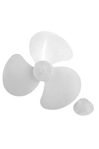 Choice1 White 16Inch 3 Leaves Plastic Fan Blade Electric Fan Accessories Hous...