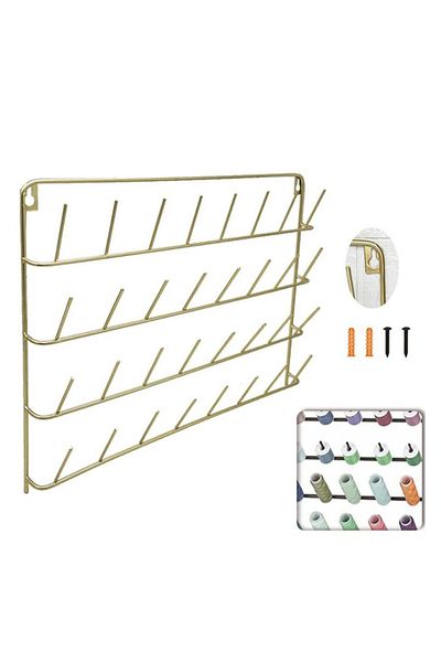 Choice Metal Sewing Thread Rack Tools Seperator Bobbin Supplies Hanging Braid Rack Spool Holder for Yarn...