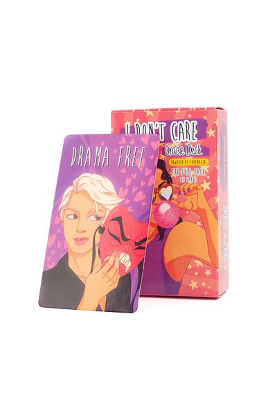 Choice Tk07 82 بطاقة I Don't Care Oracle Deck 10.3*6cm Fortune Telling Divination Tarot Cart مع دليل PDF