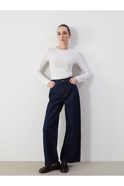 LC Waikiki Γυναικείο κορμάκι LCW Crew Neck