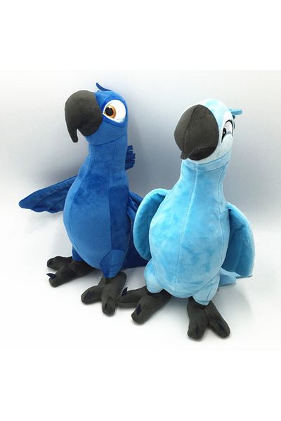 Choice 2pcs 2pcs/lot 30cm New Rio 2 Movie Cartoon Plush Toys Blue Parrot Blu & Jewel Bird Dolls Christmas G