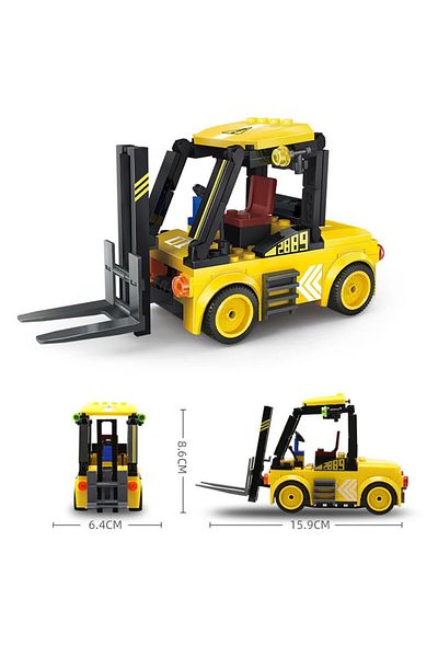 Choice 2889 5 Style City Police Car Truck Engineering Vehicle Building Block Car Model Children Diy Bricks