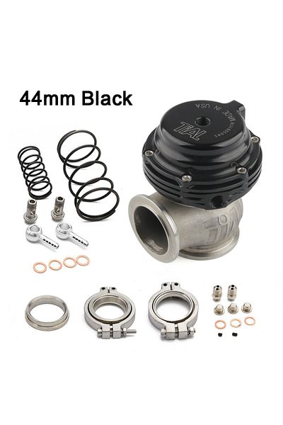 mrhello Black Water Cooler 44mm Wastegate External Turbo With Flange Hardware Mv-r Water Cooled With Logo Re