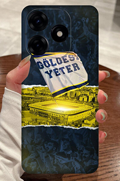 realme C61 Uyumlu Futbol Takımı - Gölgesi Yeter Desenli Kamera Korumalı HD Ba...