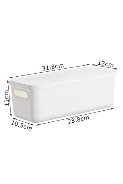Choice Lidless Organizer Basket Toys Sundries Cosmetics Clothing Lidless Storage Box Dustproof Plastic Stor