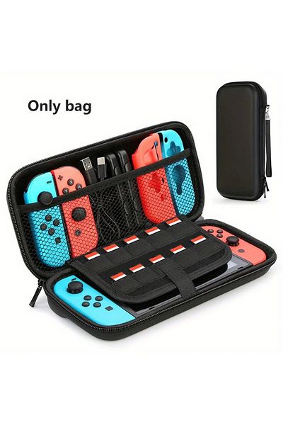 Choice Black Nintendo Switch Cord Storage Bag Portable Waterproof Hard Case Protection Nintendo Switch Gami